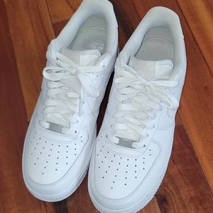 Men's White Nike Air Force Ones